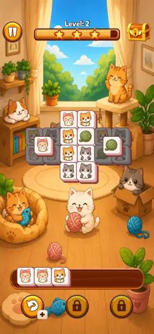 Cat World: Meow Tile Explorer screenshot 1