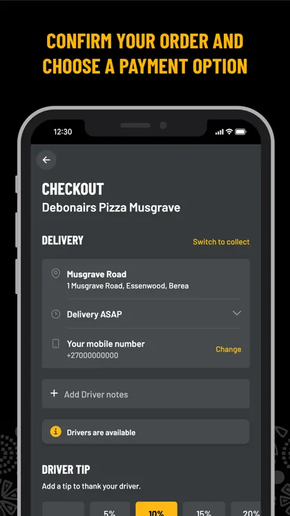 Screenshot 4 von 4 zu Debonairs Pizza South Africa