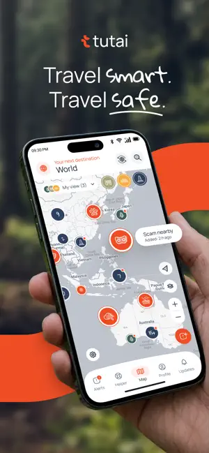 Tutai: smart & safe travel app screenshot 1