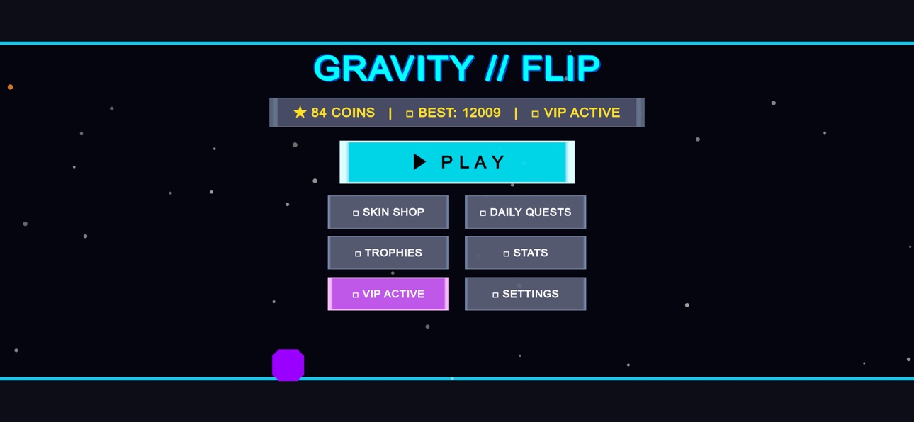 Screenshot 1 of Gravity Flip: Cyber Runner