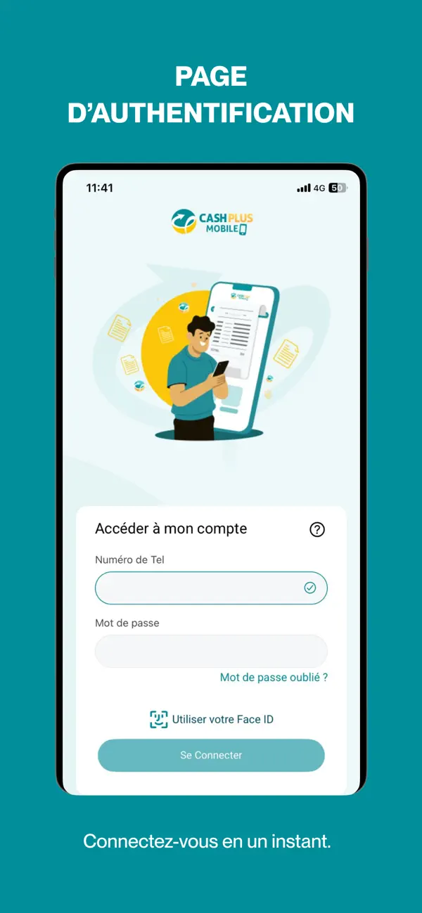Screenshot #1 pour CASH PLUS Mobile Wallet