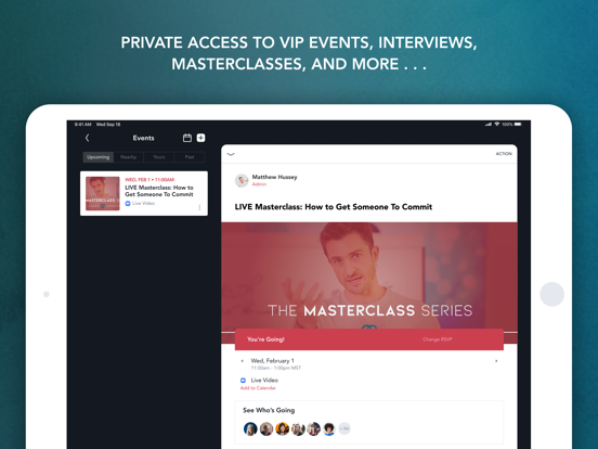 Matthew Hussey Love Life iPad screenshot 3 - Lifestyle app