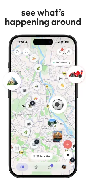 MigoMap - Nearby Activities iPhone screenshot 1