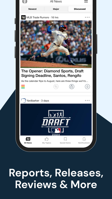 Baseball Draft News Screenshot