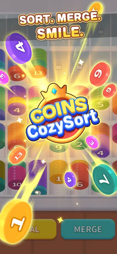 CozySort: Coins screenshot 1