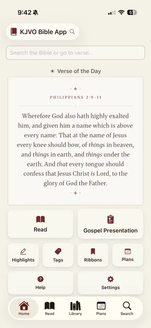 KJV Only Bible App screenshot 1