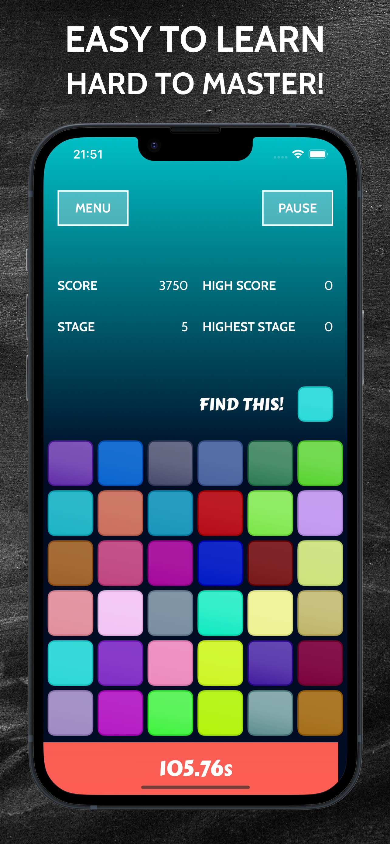 Colour Match Game: Fast Puzzle