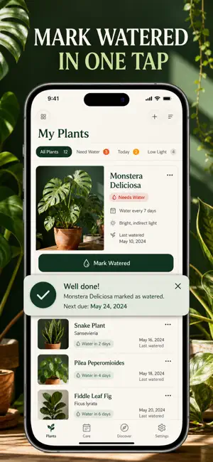 Plant Care: Watering Tracker screenshot 3