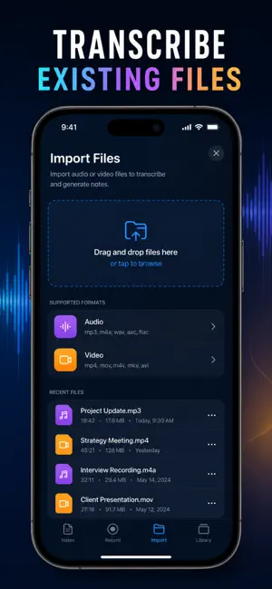 Voice Notes: Transcribe AI screenshot 4