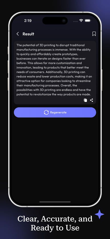 Paraphrase - AI Reword Writer screenshot 2