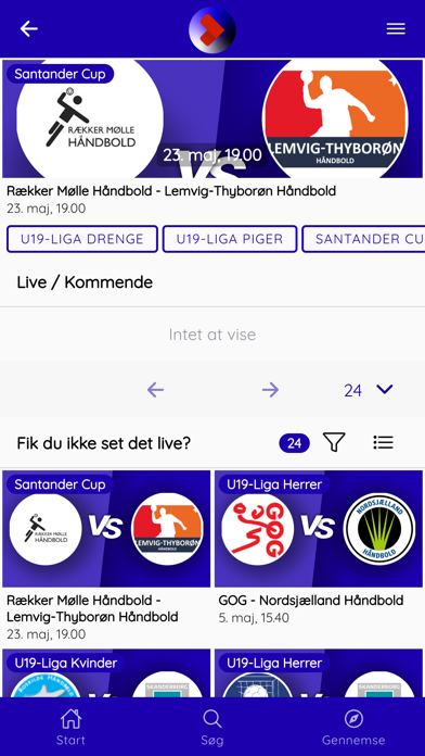 Danskhaandbold.tv Screenshot