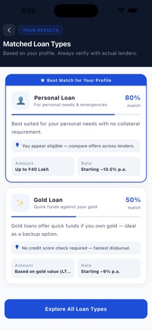 Quick Loan - Credit Cash Calc iPhone screenshot