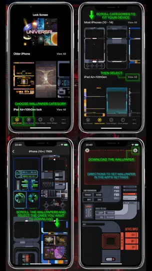 Capture d'écran de Sci-Fi Themes sur iPhone 9