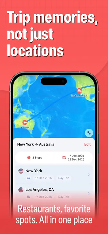 Pin Traveler: Track Travel Map screenshot 5 of 8
