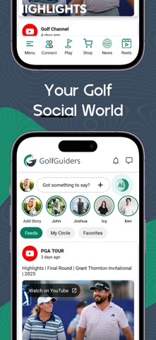 GolfGuiders iPhone screenshot