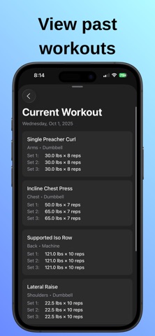Lift Notes - Gym Tracker Screenshot 5 of 6