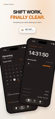 Next Shift: Work Countdown screenshot