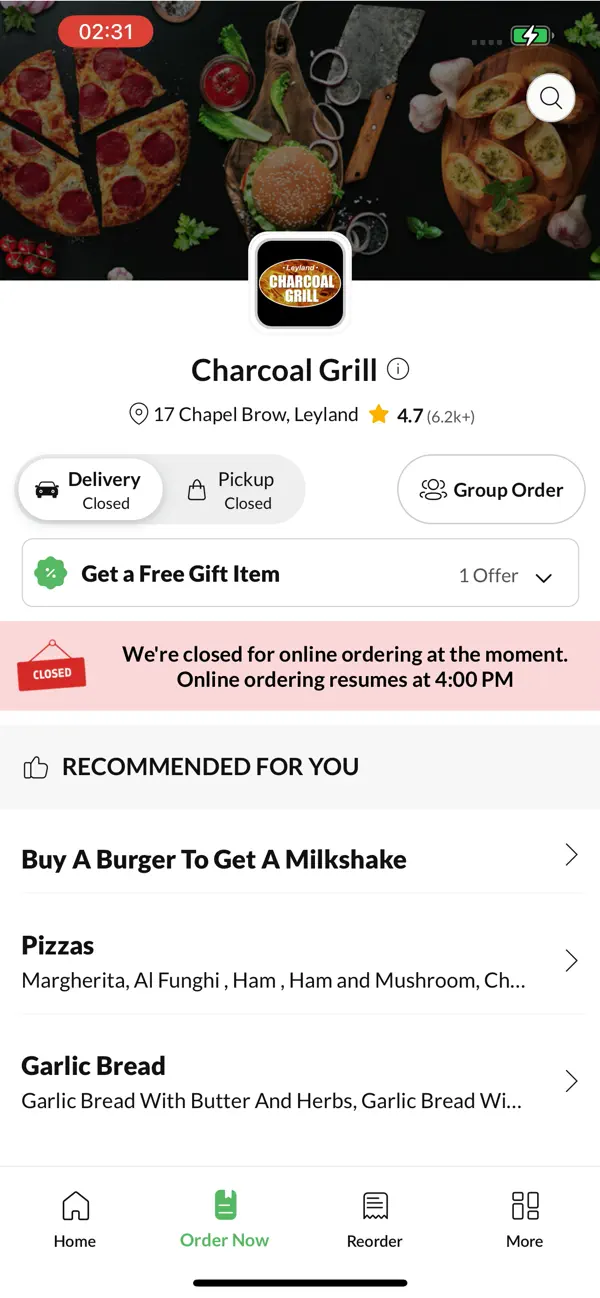 Screenshot #2 pour Charcoal Grill Leyland