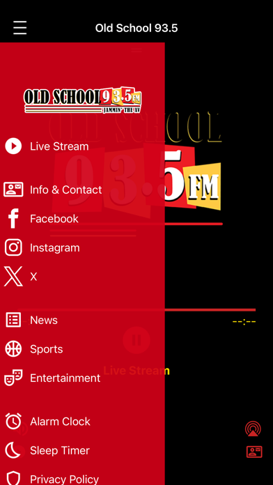 Old School 93.5 Screenshot