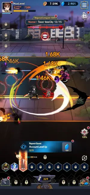 나 혼자 만렙 키우기 iPhone screenshot 6