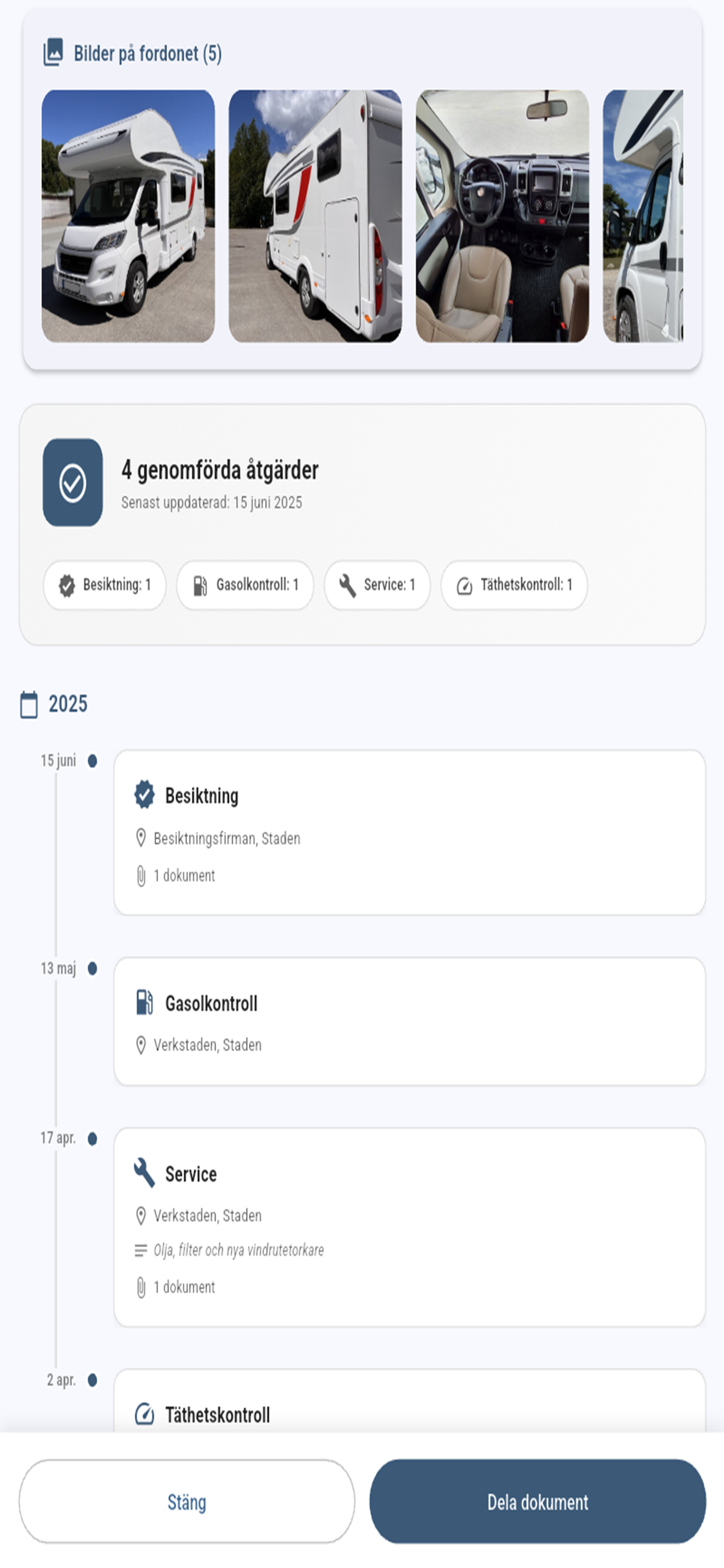 Mitt Fritidsfordon screenshot 7