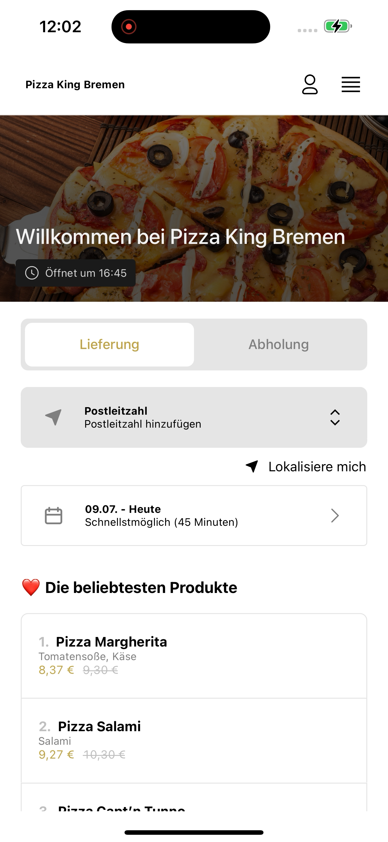Pizza King Bremen screenshot 6