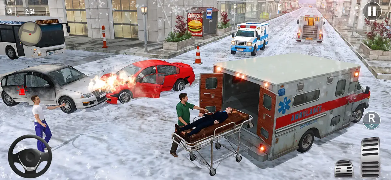 Screenshot #1 pour simulateur d'ambulance 3D