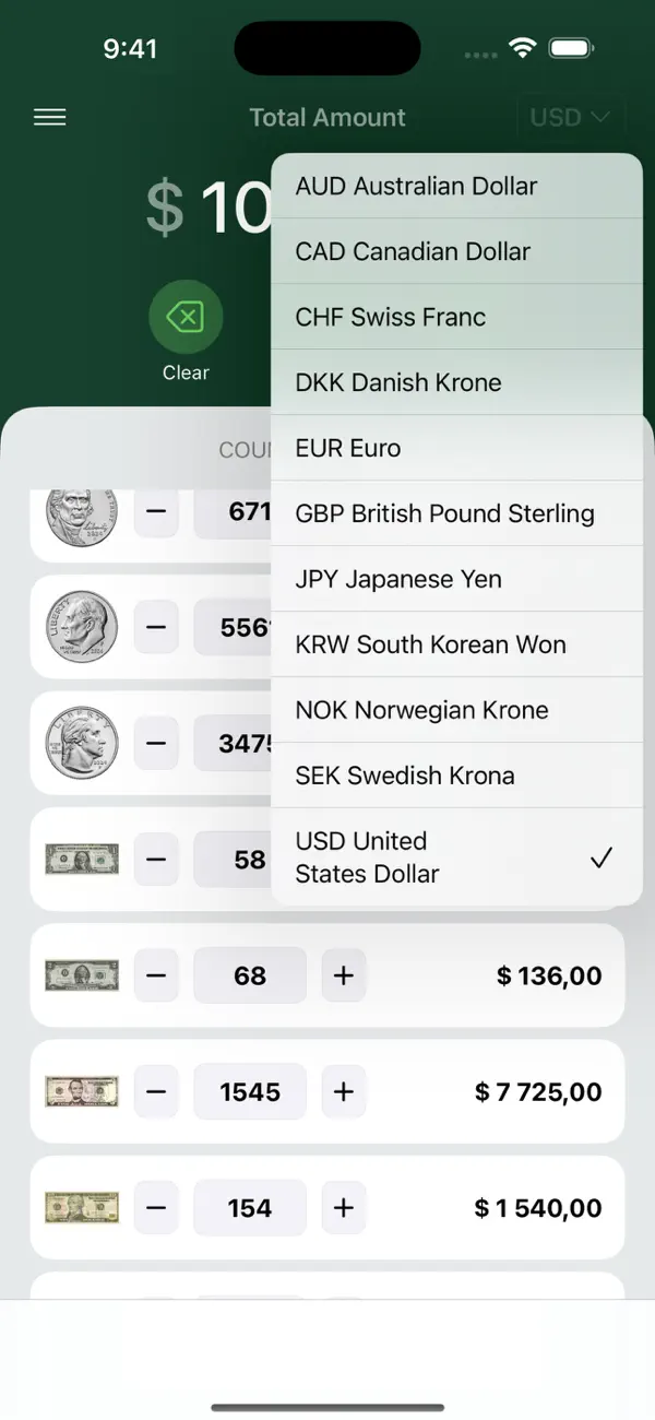 Coin Counter - CoinPouch Screenshot 4