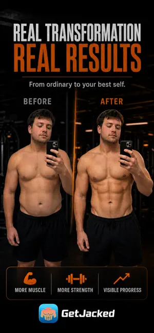 GetJacked: Beginner Gym Plan screenshot 1