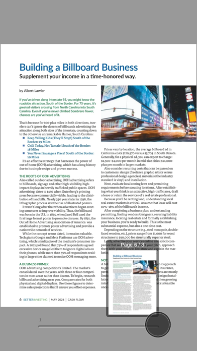 BetterInvesting Magazine Screenshot