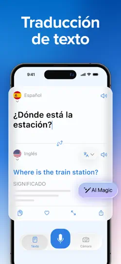 Captura de pantalla de Talk & Translate AI Translator en iPhone 3