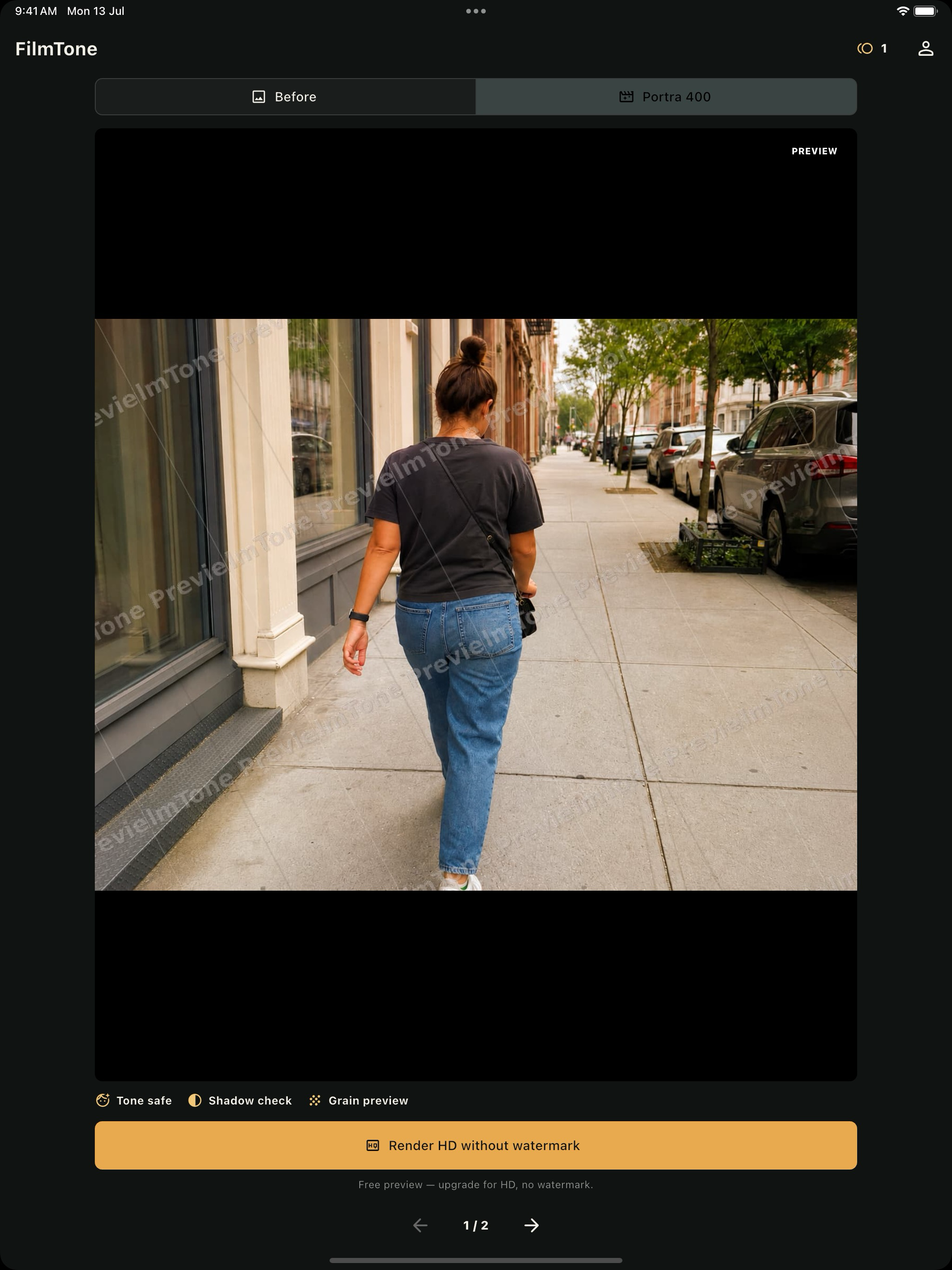 FilmTone AI - Cinematic Looks screenshot 10
