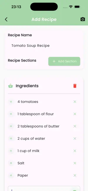 Recipe Keeper: Custom Cookbook screenshot 1