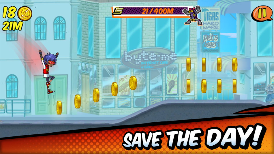 #5. Run Run Super 5 (iOS) By: Altitude Games Pty Ltd