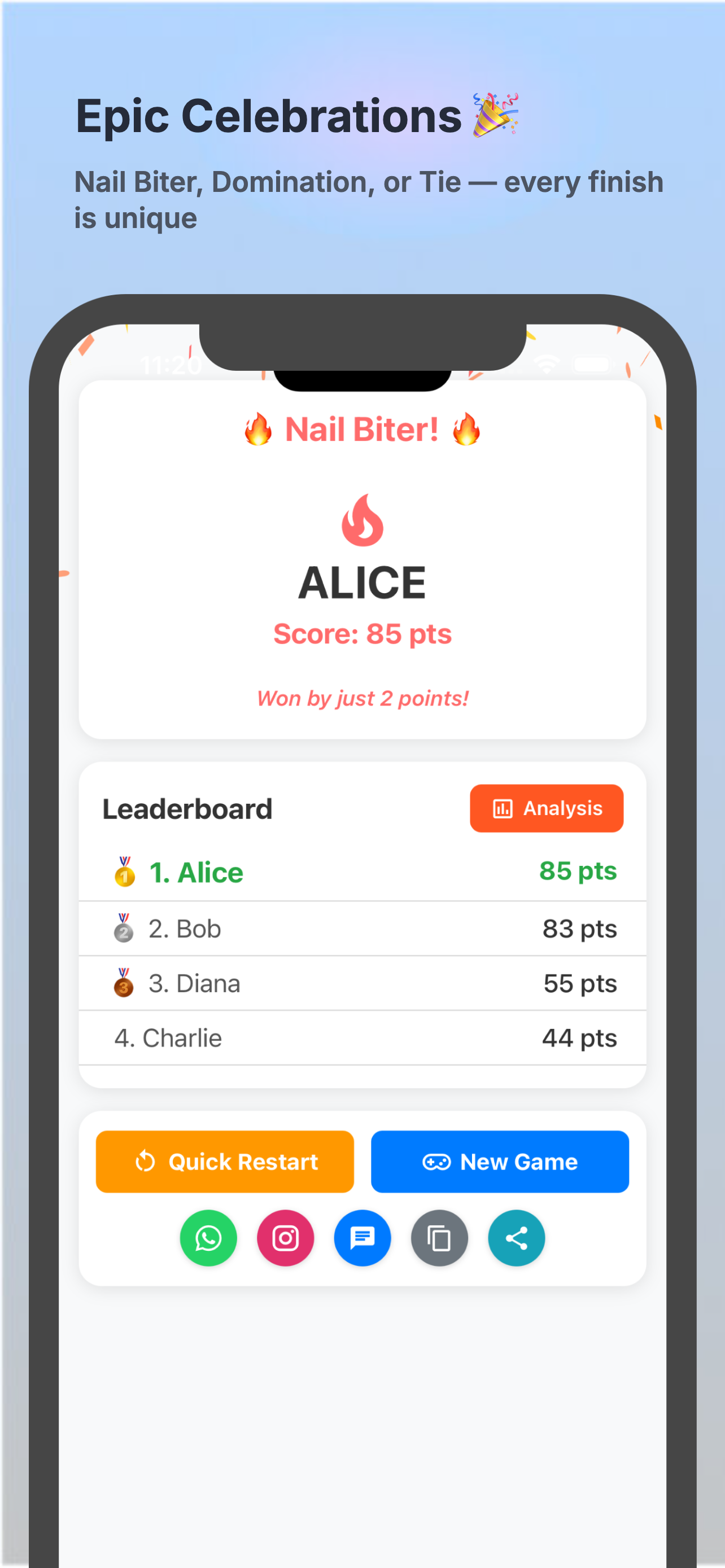 Oh Hell & Whist Score Tracker