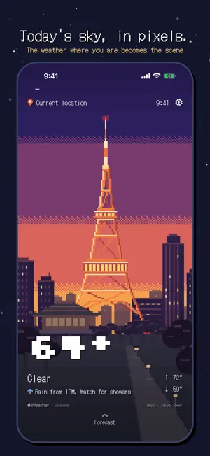 Sky in Pixels: Weather screenshot 1