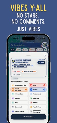 VIBES Y'ALL iPhone screenshot