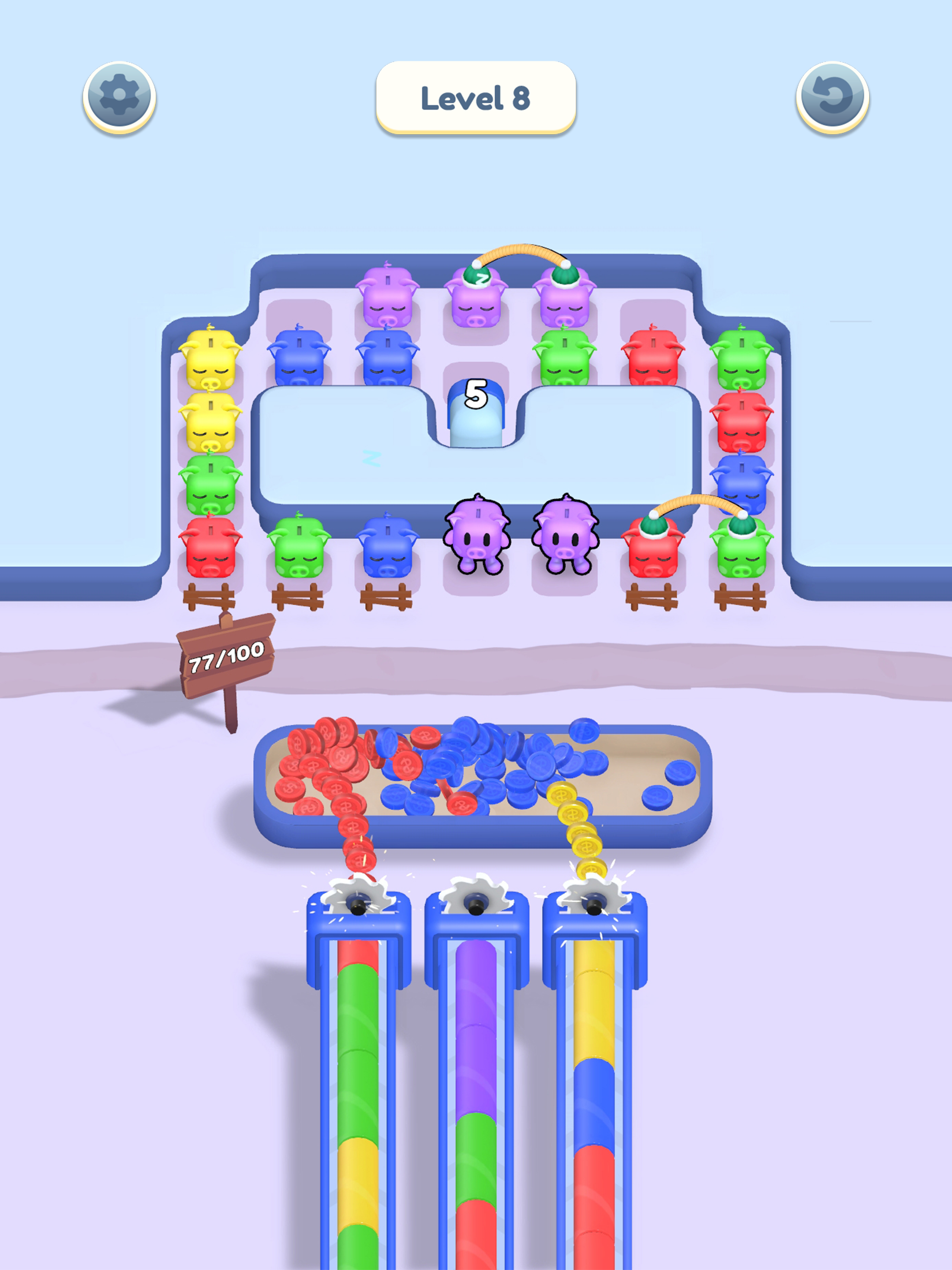 Piggy Coin Sort 3D screenshot 13