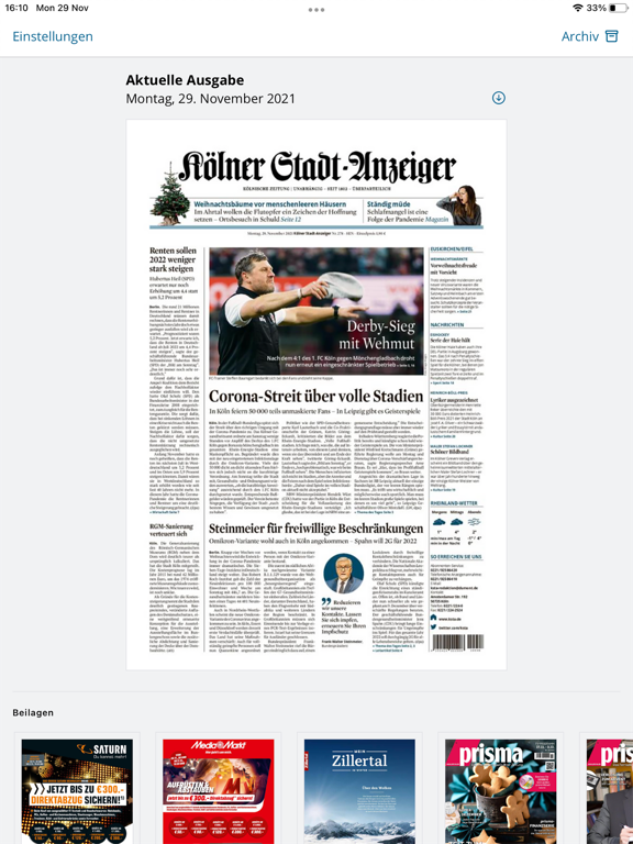 Screenshot #4 pour E-Paper-KSTA