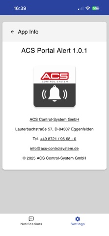 Senseca ACS Alert Screenshot 6 of 6