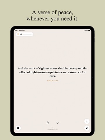 Daily Bible Verse Widgets iPad screenshot