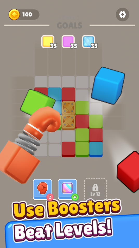 #4. Pop Blocks 3D! (iOS) 来自: RUBY OYUN VE YAZILIM DANISMANLIK SANAYI TICARET ANONIM SIRKETI