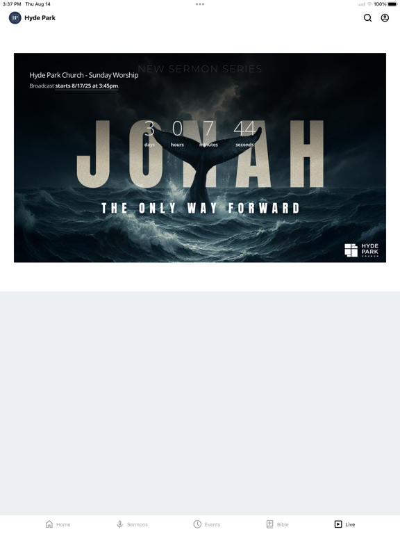 Hyde Park Church ATX iPad screenshot 4 - Lifestyle app