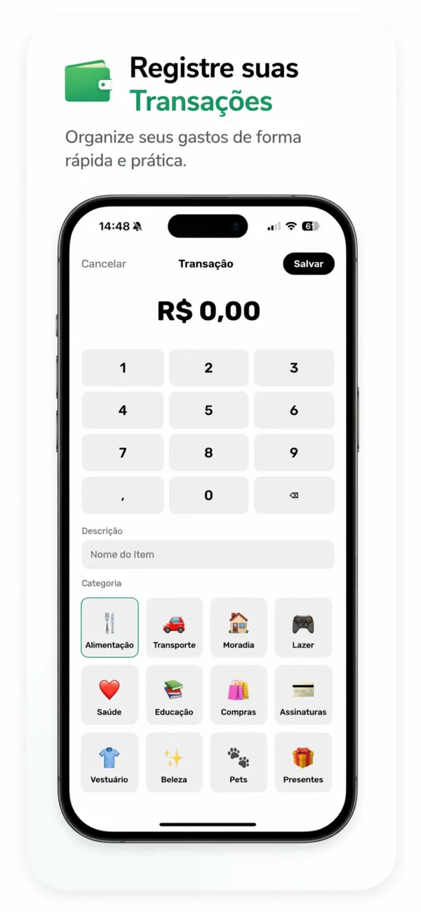 Screenshot #2 pour TapDin: Controle de Gastos
