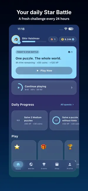 Star Battle: Logic Puzzle screenshot 2