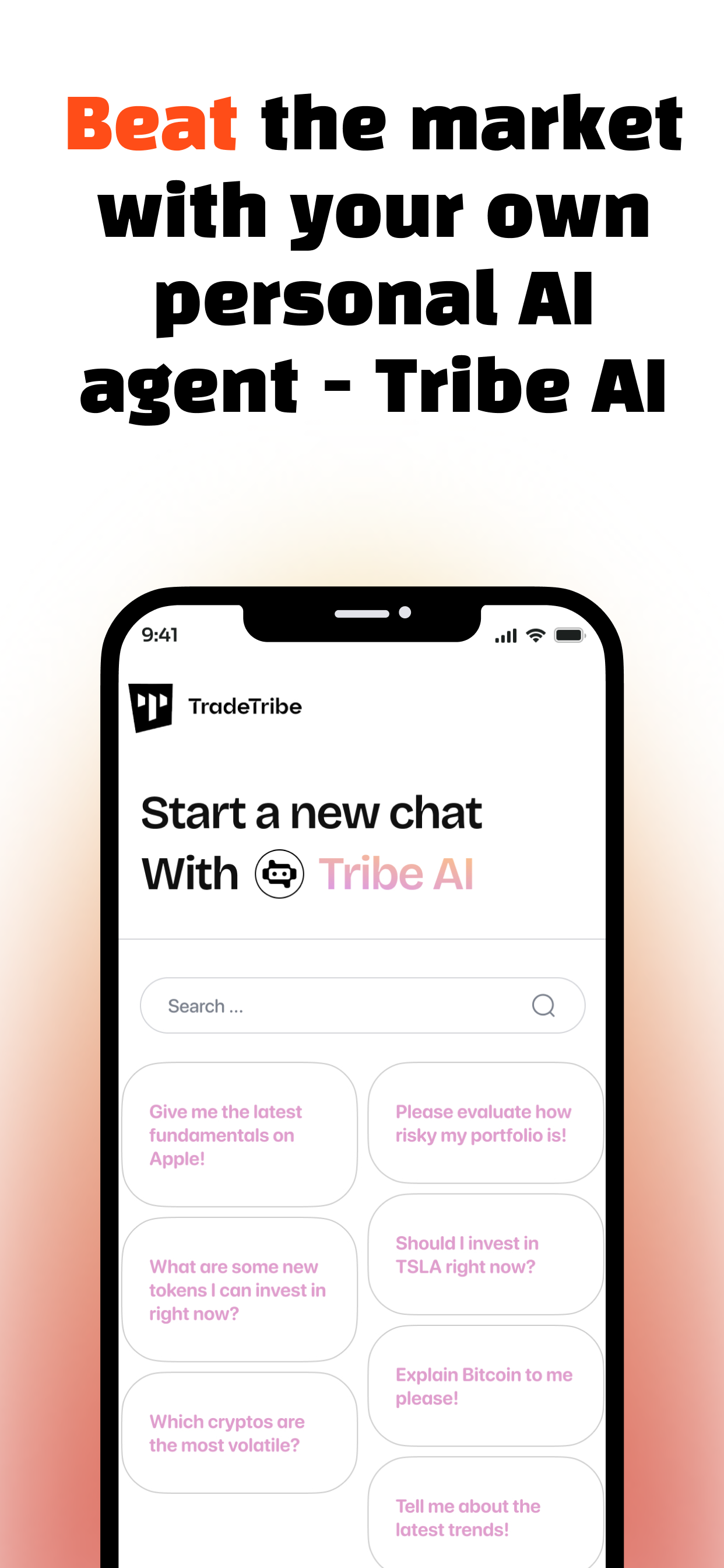 TradeTribe: AI investing