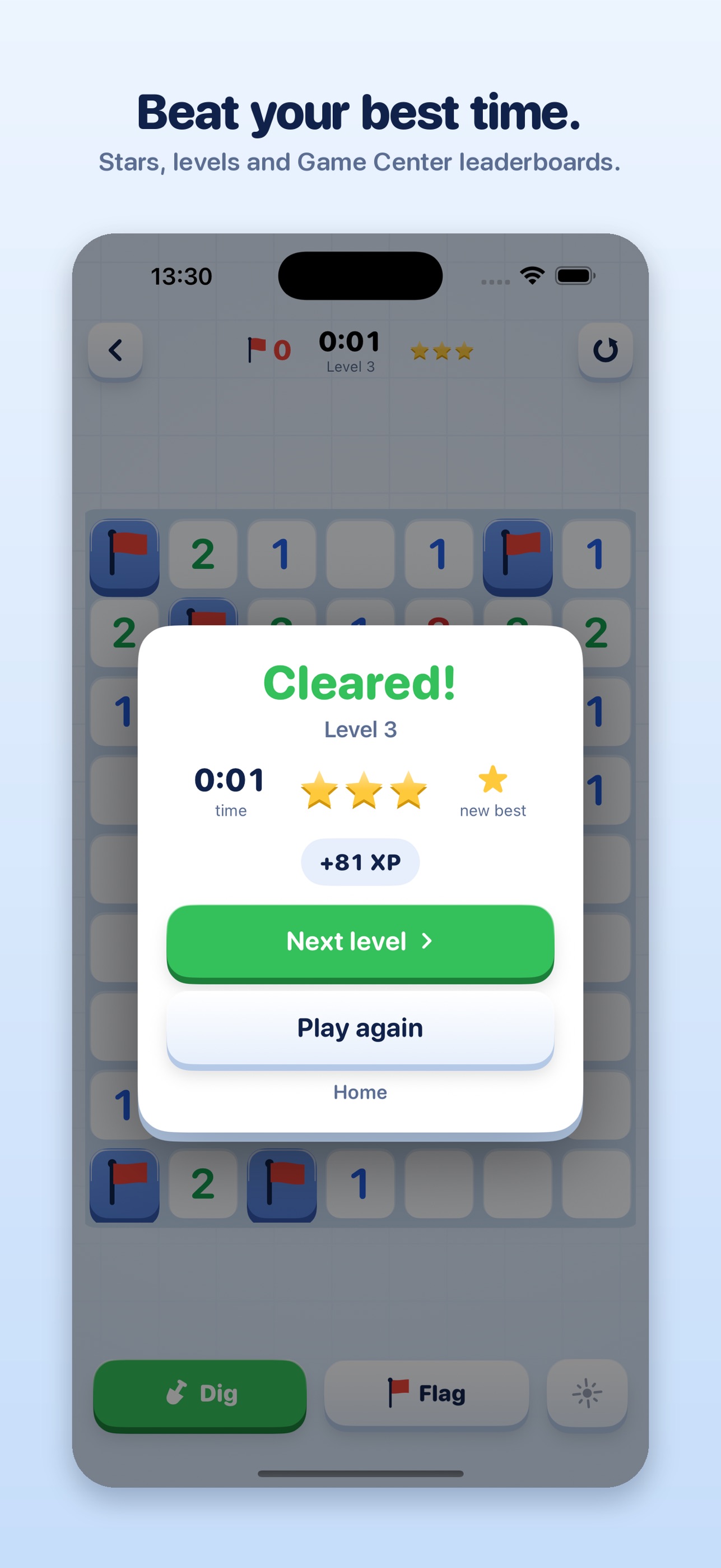 Screenshot 4 of Mine Grid: Minesweeper
