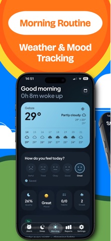 WakeUp Alarm Clock & Snore Log Screenshot 4 of 5