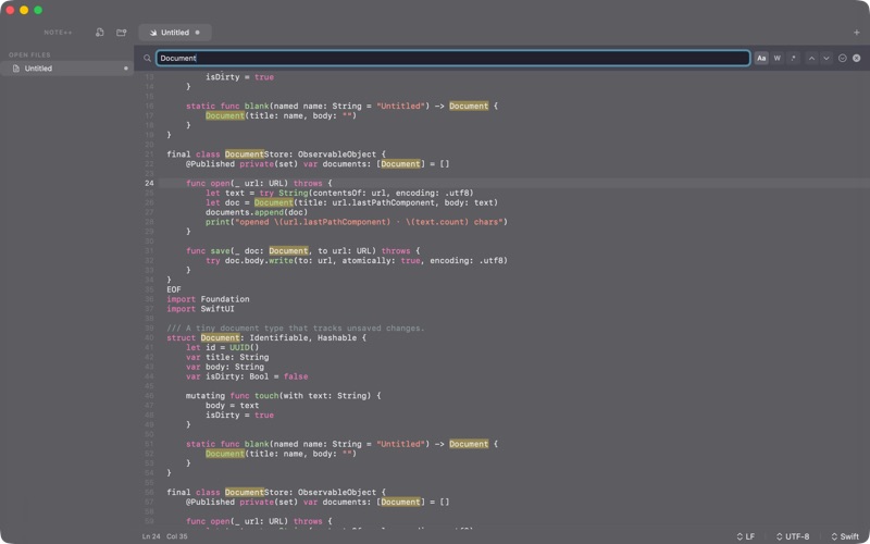 CodePad+ screenshot