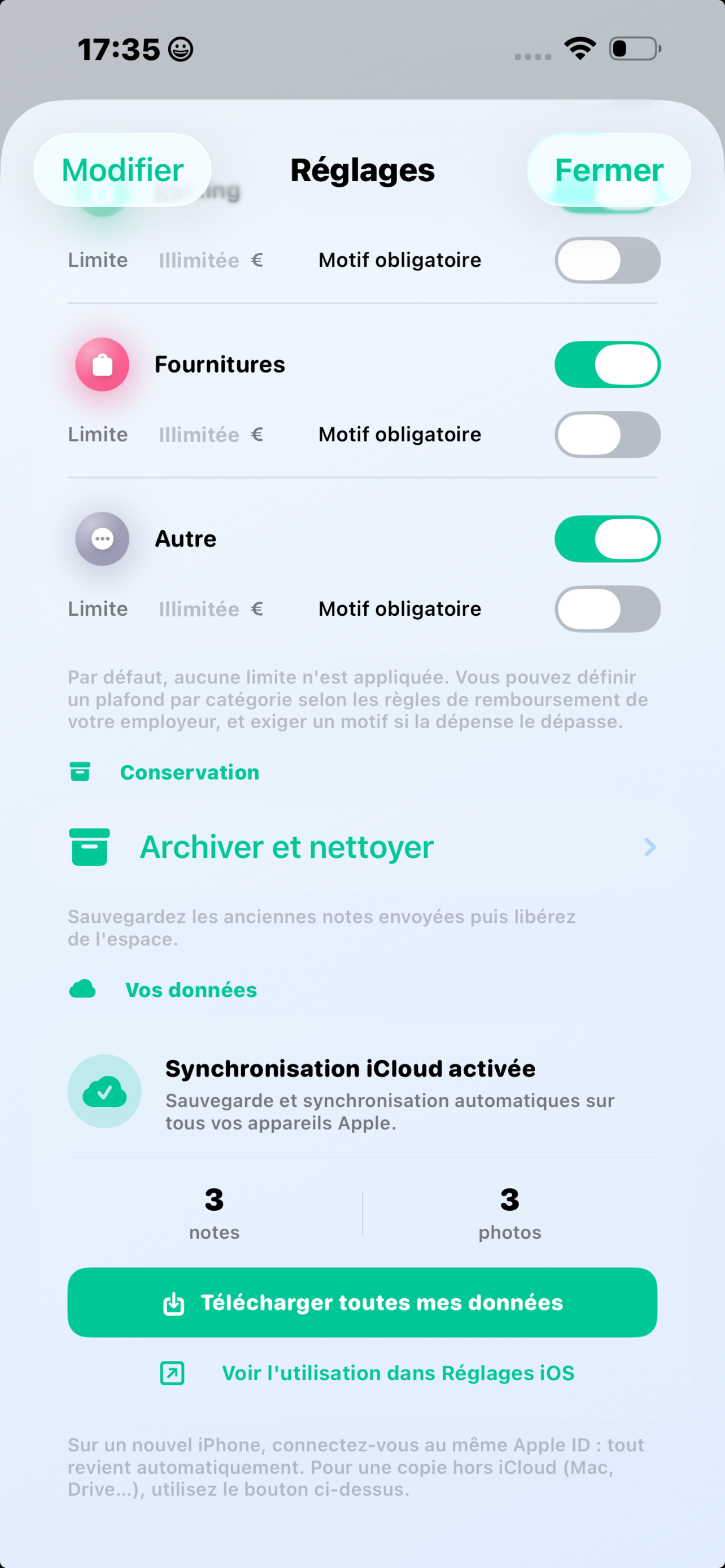 QUITUS - Notes de frais screenshot 6